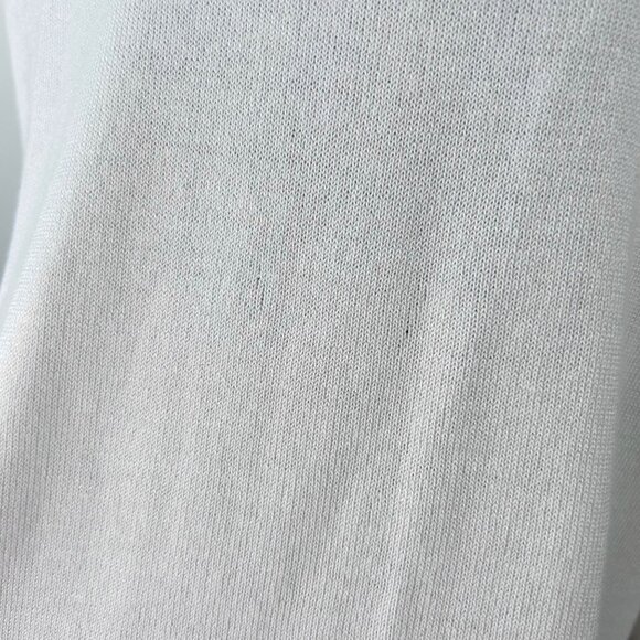 NWT RONNI NICOLE WHITE OPEN FRONT PLEATED LIGHTWEIGHT CARDIGAN SWEATER - 2X - Picture 6 of 9